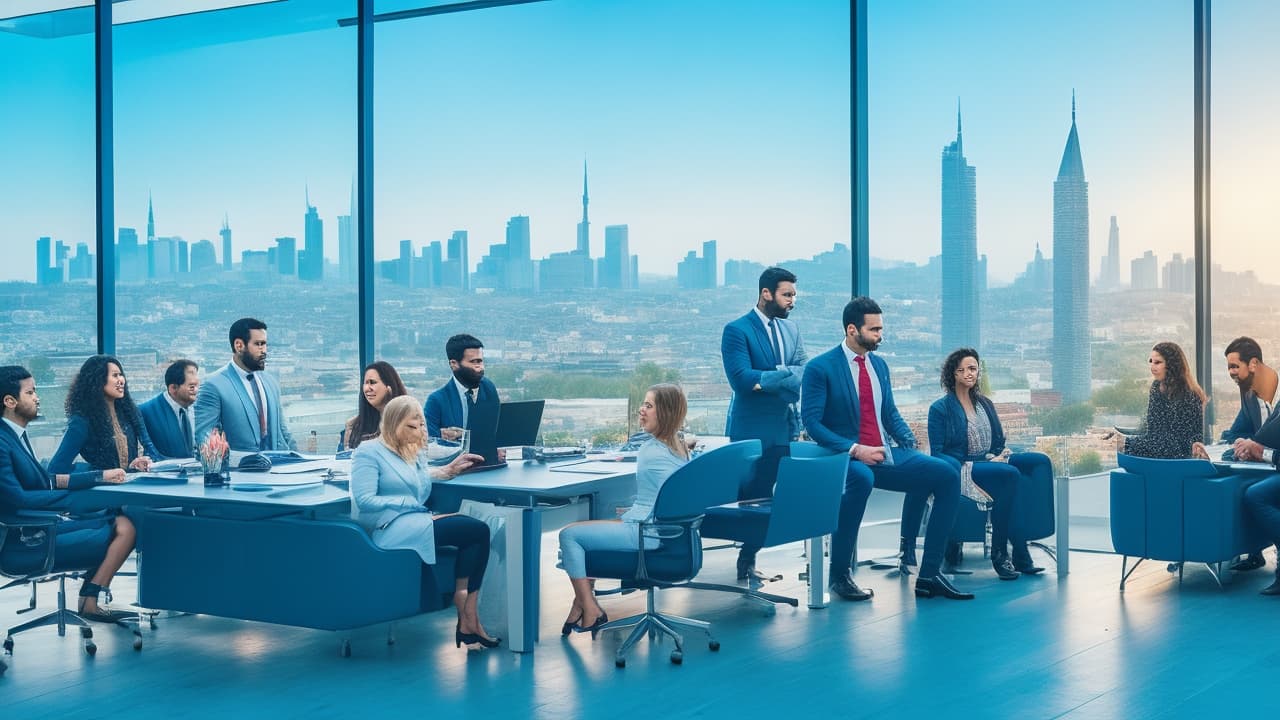 Hiring team reviewing candidates together